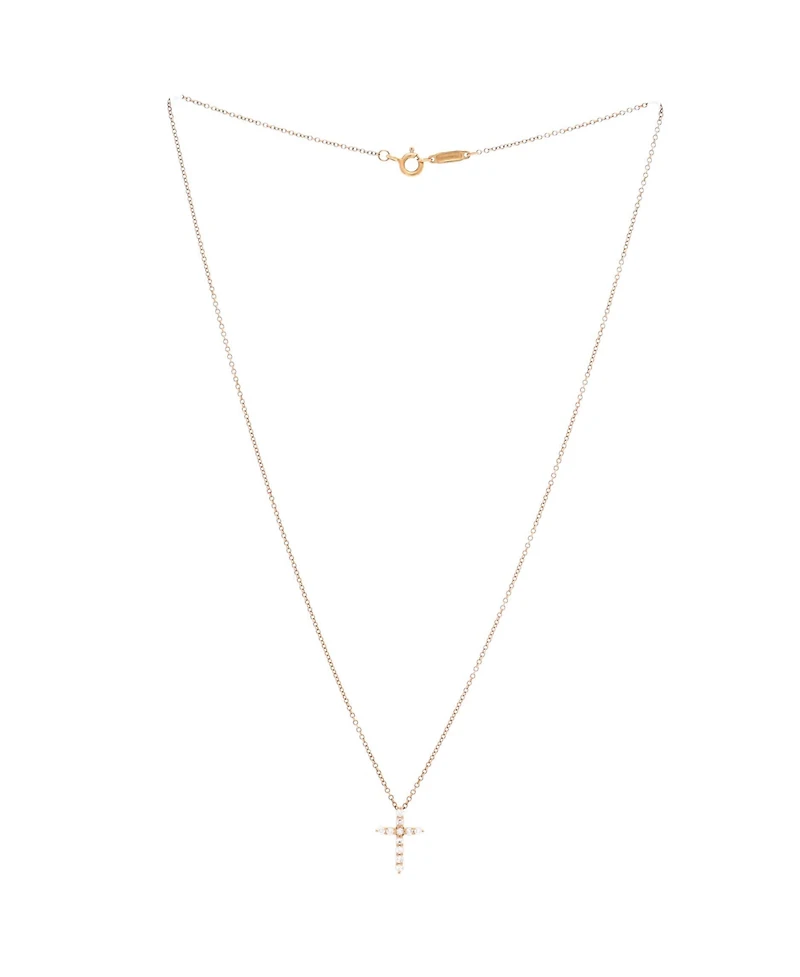 Pre-Owned Tiffany & Co Cross Pendant Necklace