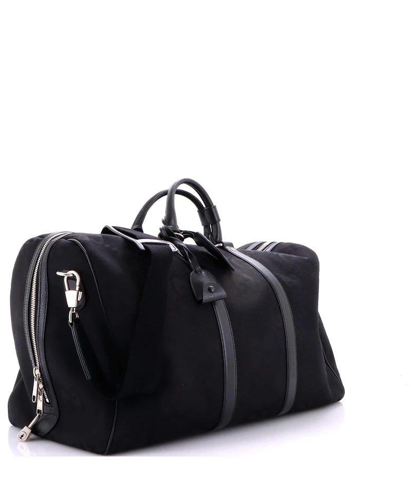 Pre-Owned Gucci Large Convertible Duffle Bag Jumbo Gg Canvas