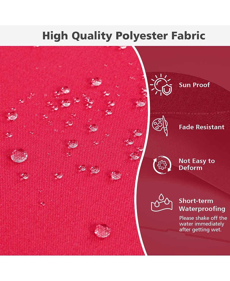 Sugift Deep Seat Chair Cushion Pads with Ties for Indoor and Outdoor