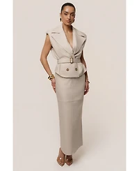 Jluxlabel Women's In Focus Belted Vest