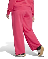 adidas Women's Essentials Small Logo Feel Cozy Open Hem Pants