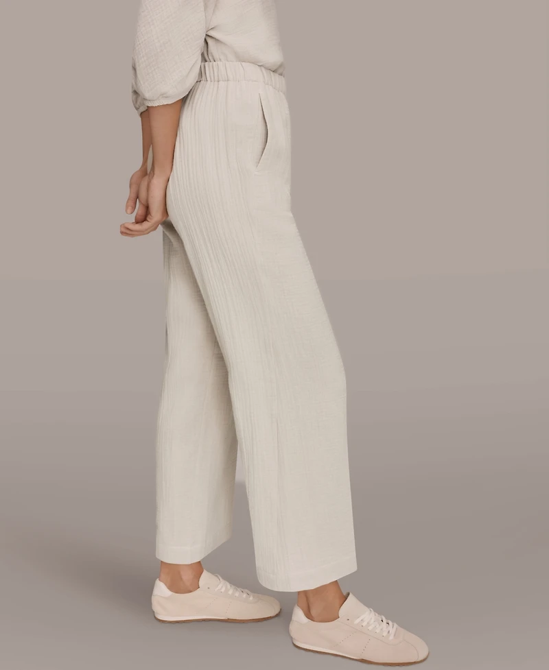 Donna Karan Weekend Women's Cotton Mid-Rise Pants