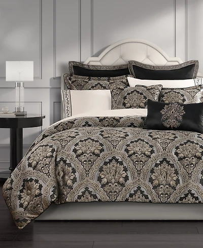 Five Queens Court Harriman Floral 4-Pc. Comforter Set, King