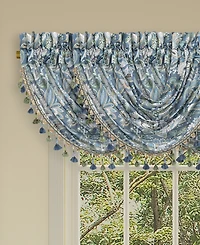 Five Queens Court Michaela Window Waterfall Valance, 33" x 43"