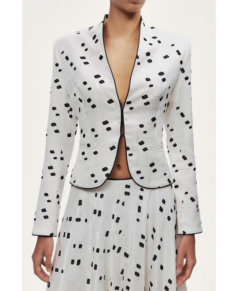 Nocturne Women's Printed Tailored Jacket