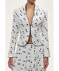 Nocturne Women's Printed Tailored Jacket