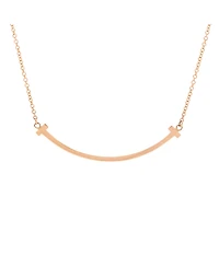 Pre-Owned Tiffany and Co T Smile Pendant Necklace
