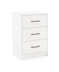 Sugift 3 Drawer Nightstand with Storage for Living Room