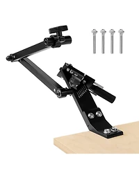 Sugift Lawn Mower Blade Sharpener, Adjustable 15degree(s)-45degree(s), with 4 Adapter Pins