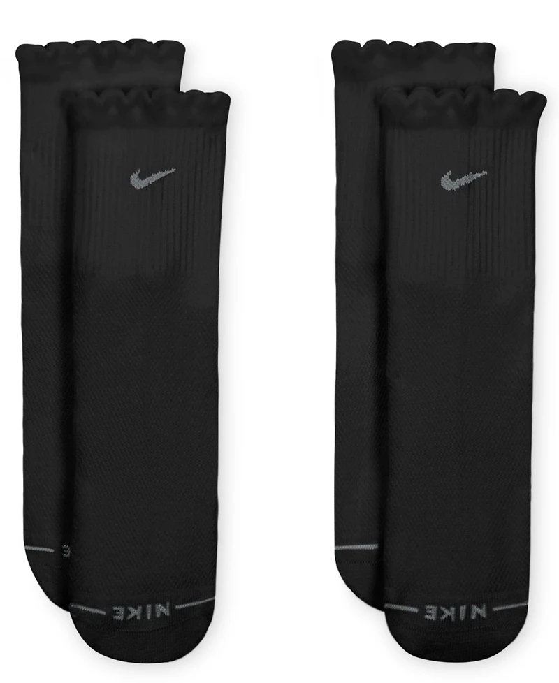 Nike Men's Everyday Elevated Mid-Crew Socks, 2-Pack