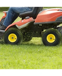 Sugift Lawn Mower Tires with Rim, 15x6-6", Tubeless, 2-Pack for Riding Mowers and Tractors