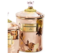 MacKenzie-Childs Wild Rose Mauve 48 oz. Medium Canister