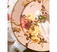 MacKenzie-Childs Wild Rose Mauve Serving Platter