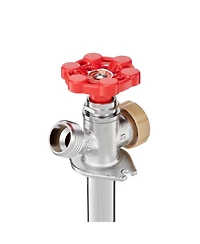 Sugift Anti-Siphon Frost-Proof Sillcock, 12" Outdoor Faucet Bib with Backflow Preventer