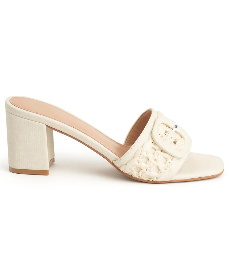 New York & Company Women's Lana Slides Sandals