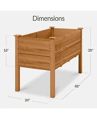 Best Choice Products Raised Garden Bed, Extra Deep 16" Depth