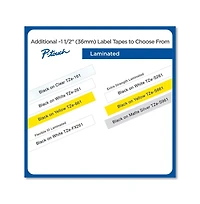 Brother P-Touch TZE261 1.4 in. x 26.2 ft. TZe Standard Adhesive Laminated Labeling Tape
