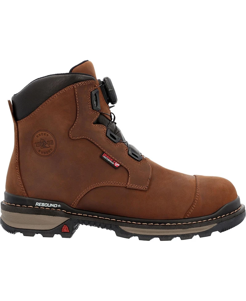 Rocky Men's Rams Horn Boa Composite Toe Waterproof Work Boot
