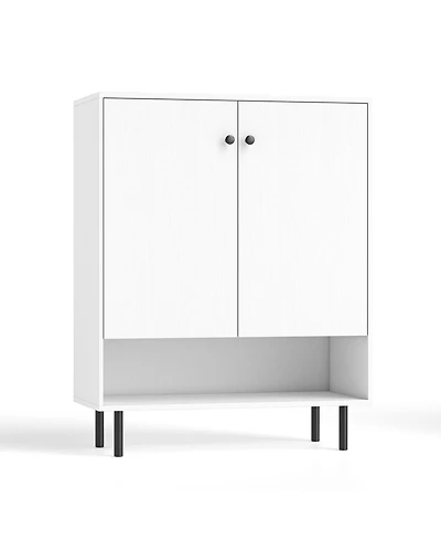 Gouun 2-Door Sideboard Buffet Cabinet with Adjustable Shelf