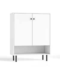 Gouun 2-Door Sideboard Buffet Cabinet with Adjustable Shelf