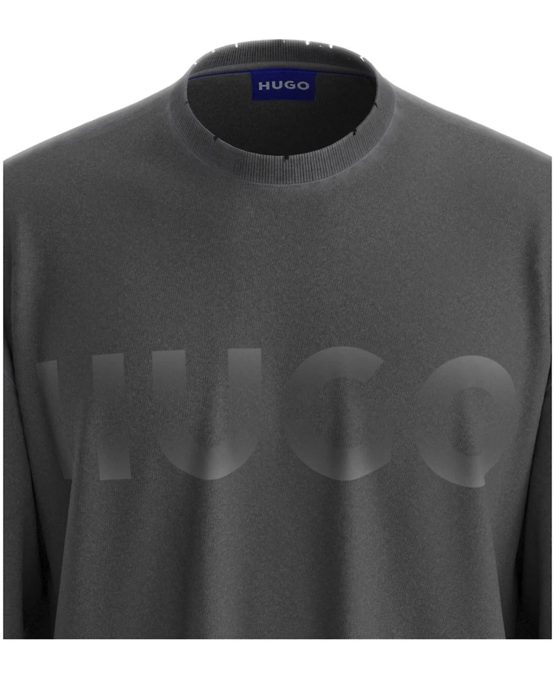 Hugo Boss Nenzyon Hybrid-Sleeve Logo T-Shirt