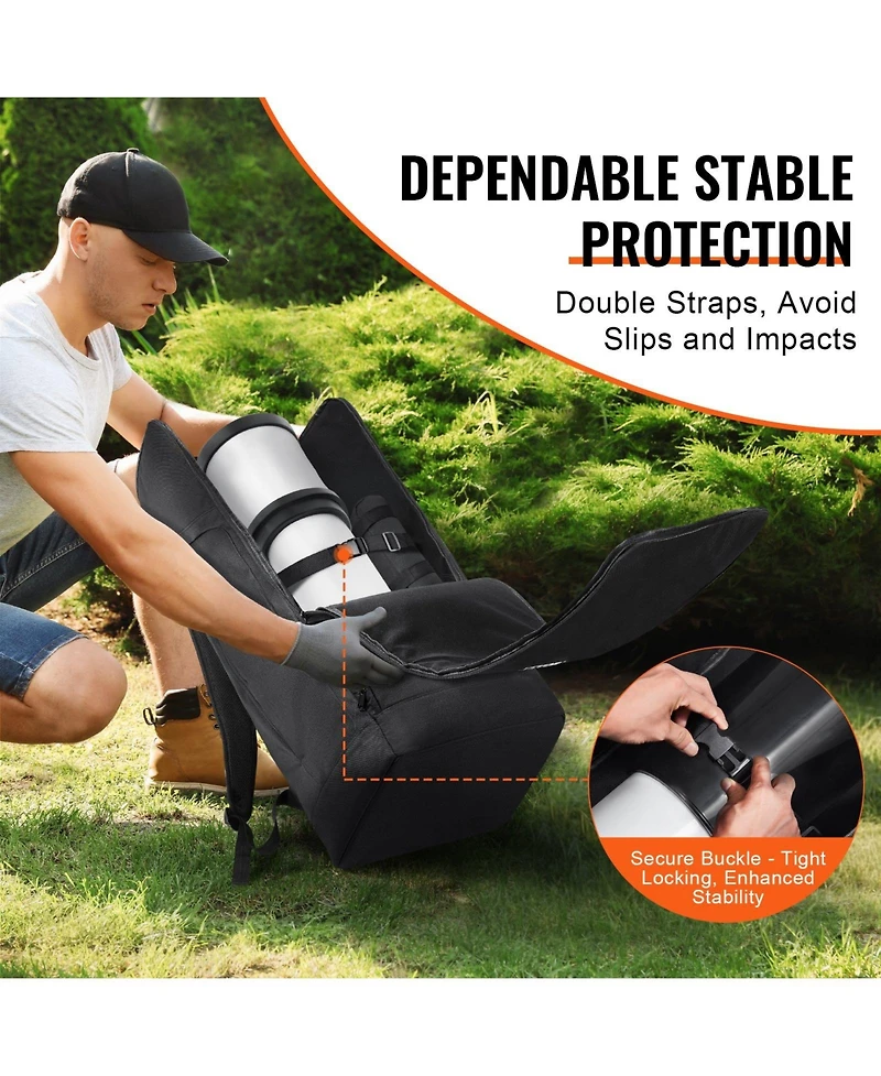 Mecale 29.9 Inch Telescope Carrying Case with Shoulder Straps and Storage Pockets