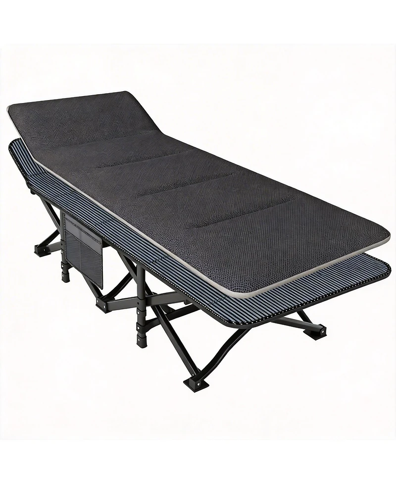 Camping Folding Bed Tent Portable Sleeping Outdoor Office 450Lbs Camping Outdoor Recreation Gear