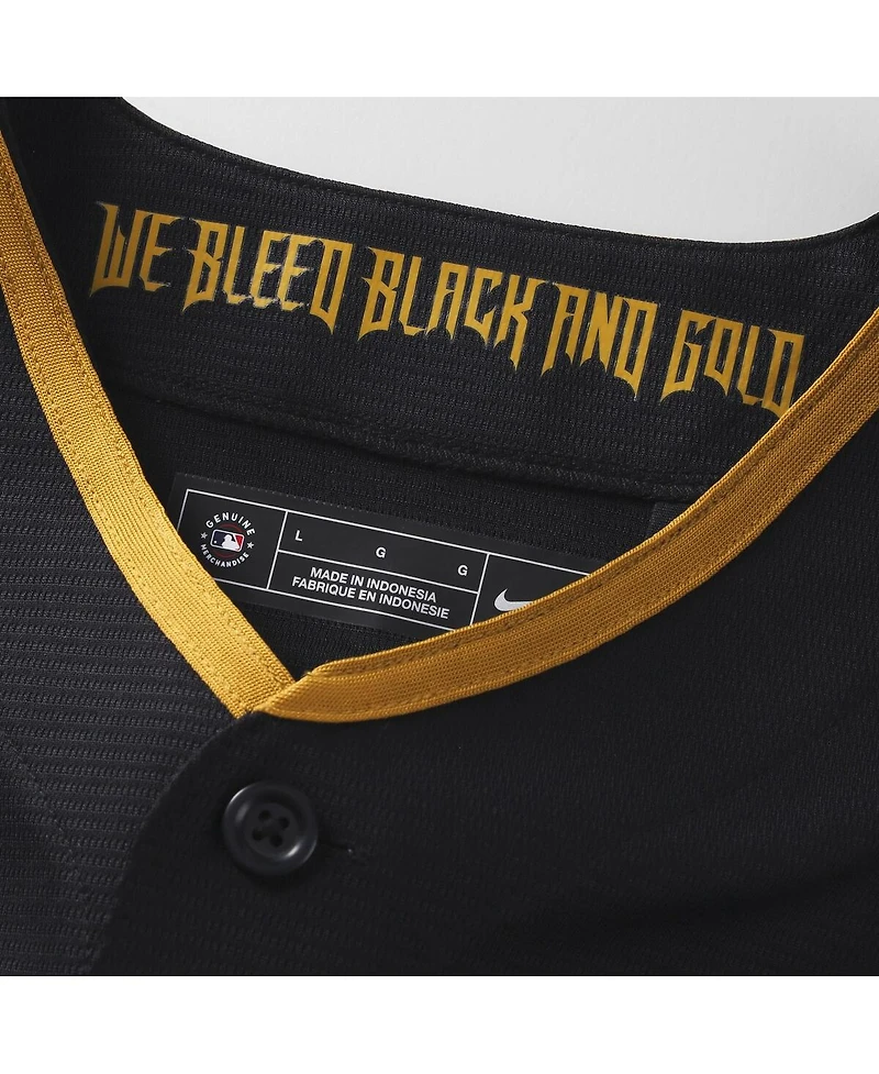 Nike Men's Oneil Cruz Black Pittsburgh Pirates 2026 City Connect Stadium Jersey