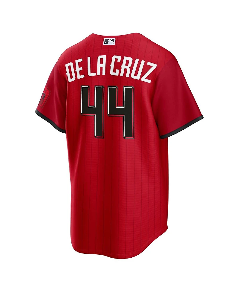 Nike Men's Elly De La Cruz Red Cincinnati Reds 2026 City Connect Stadium Jersey