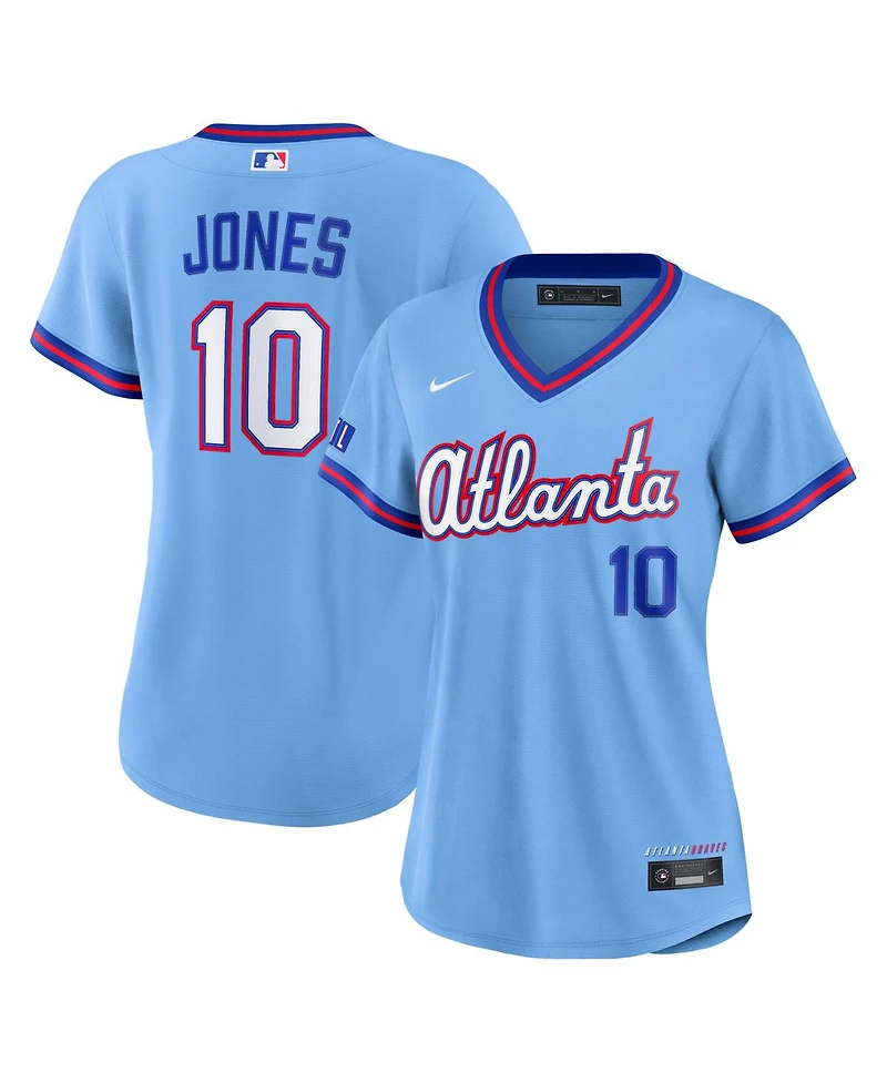 Nike Women's Chipper Jones Powder Blue Atlanta Braves 2026 City Connect Stadium Jersey
