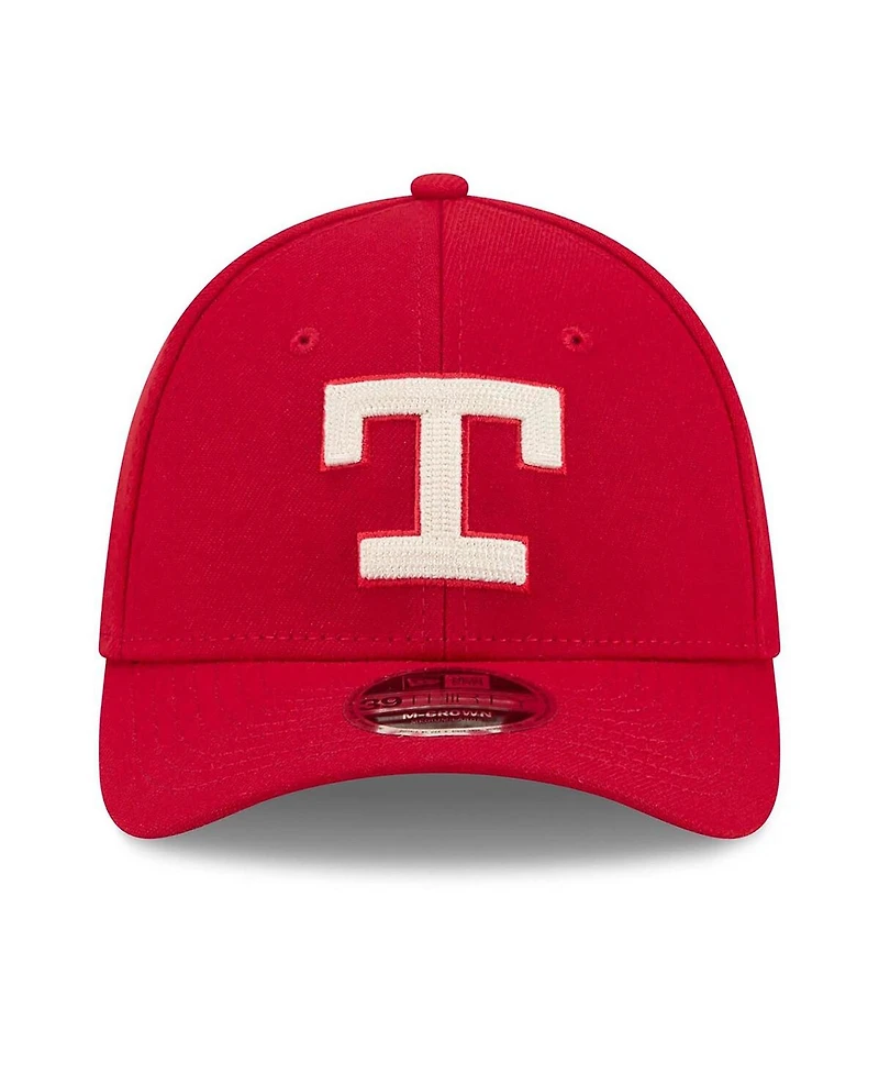 New Era Men's Red Texas Rangers 2026 City Connect M-Crown 39THIRTY Flex Hat