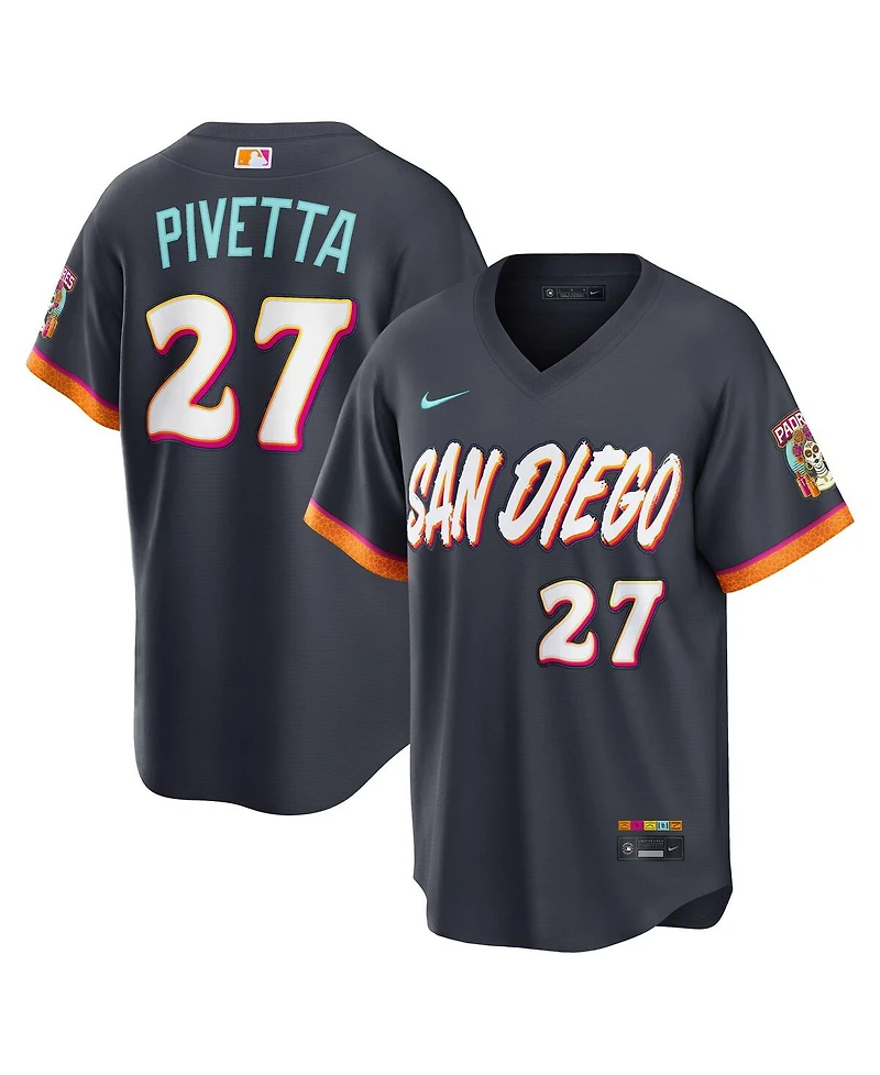 Nike Men's Nick Pivetta Black San Diego Padres 2026 City Connect Stadium Jersey