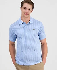 Lacoste Men's Print Stripe Polo Shirt