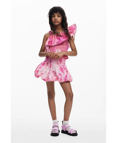 Desigual Girls Girls's Mini peplum floral skirt