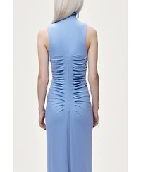 Nocturne Women's Sleeveless Ruched Maxi Dress