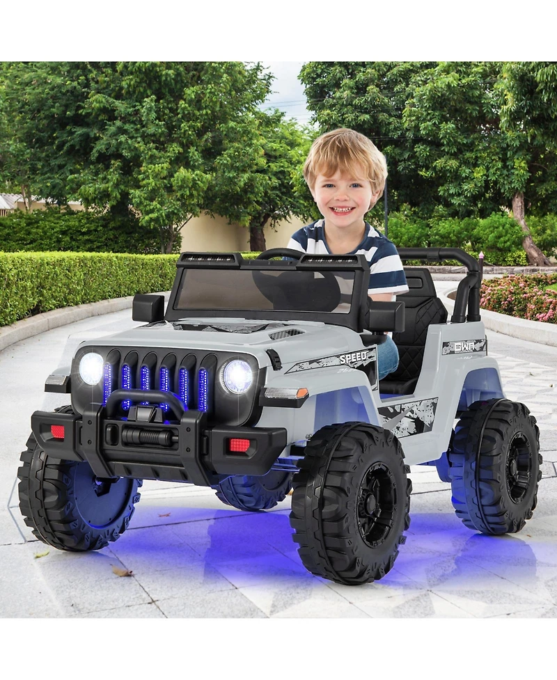 Slickblue Kids 12V Ride On Jeep with 2.4G Remote Control, Electric Car Toy