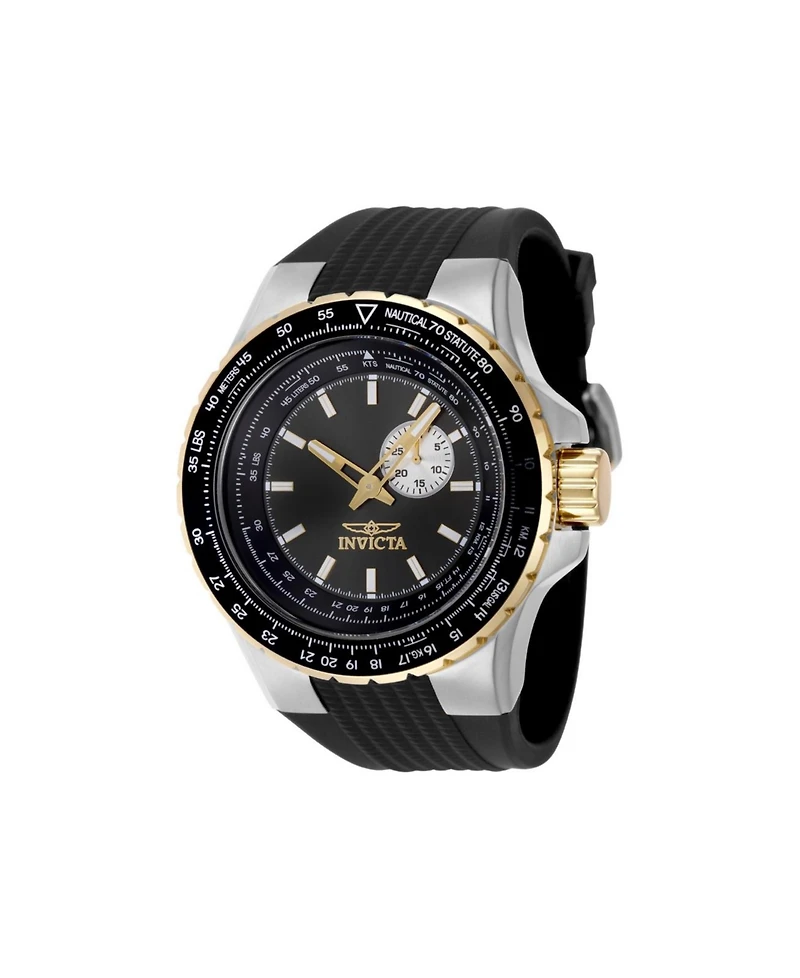 Invicta Men's 49718 Aviator Quartz VD72 Gunmetal Dial Watch
