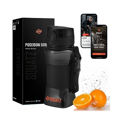 Squatz 500ml Sports or Shake Water Bottle with Strainer