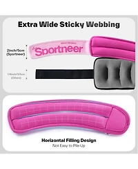 Sportneer Ankle Pair Adjustable Wrist Leg Arm Weights for Women Men Kids Jogging Running Walking Fitness Gym Workout