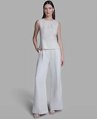 Bcbg Women's Sleeveless Crewneck Top