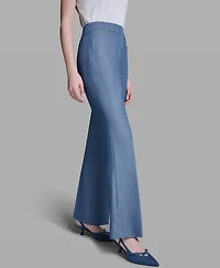 Bcbg Women's High-Rise Wide-Leg Denim Pants