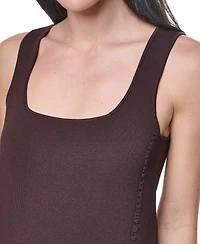 Calvin Klein Women's Square Neck Sleeveless Top