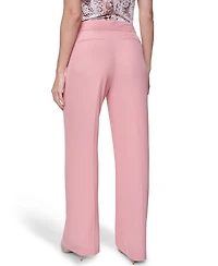 Calvin Klein Women's Mid Rise Full Length Relaxed Pants
