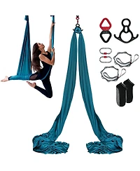 Mecale Aerial Silk Yoga Swing with Full Rigging Hardware