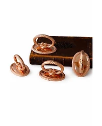 Coppermill Kitchen, Vintage Inspired Copper Napkin Rings - Set of 4