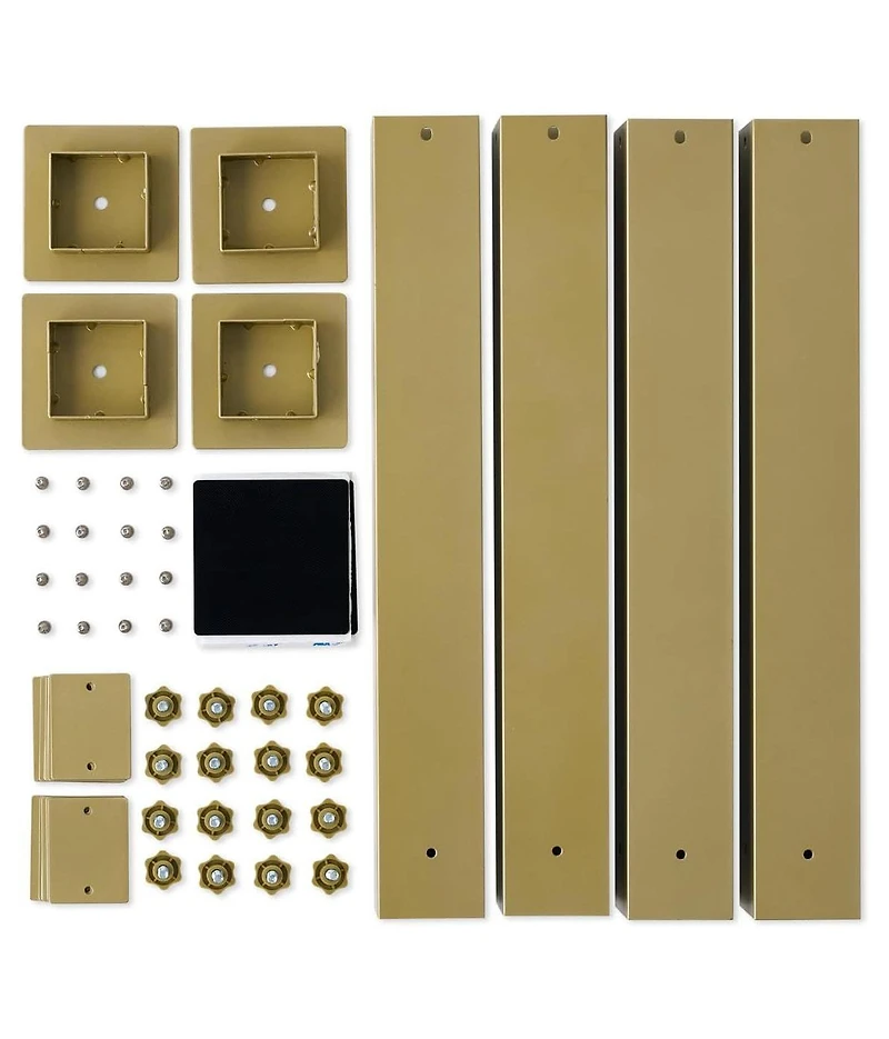 DormCo Suprima Ultimate Height Bed Risers - Carbon Steel