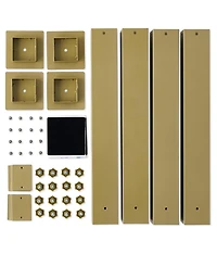 DormCo Suprima Ultimate Height Bed Risers - Carbon Steel