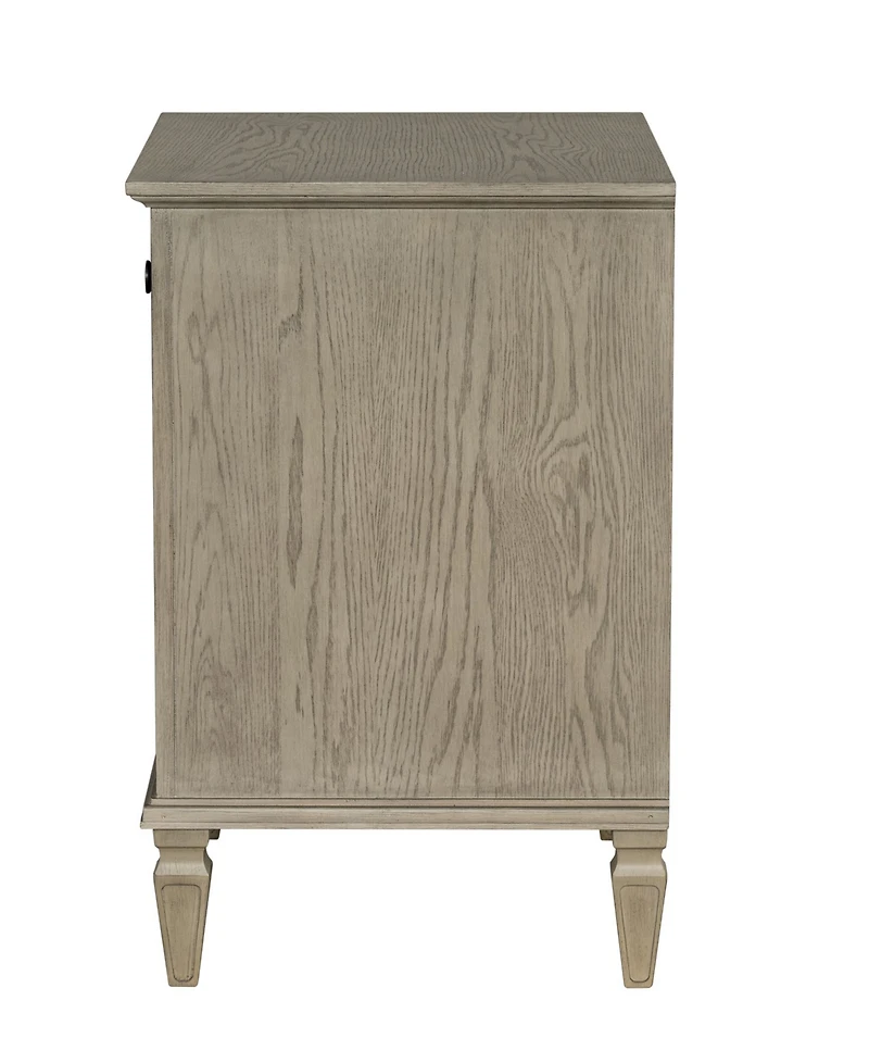Madison Park Signature Victoria 24" One-Drawer Wood Nightstand