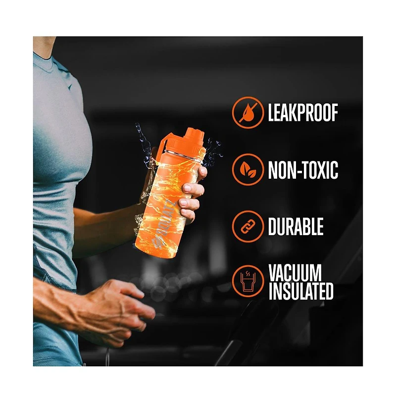 Squatz 18 oz Insulated Water Bottle