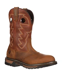 Rocky Men's Original Ride Branson Saddle Roper Waterproof Western Boot